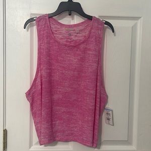 Zella Athletic Pink tank top (NWOT)